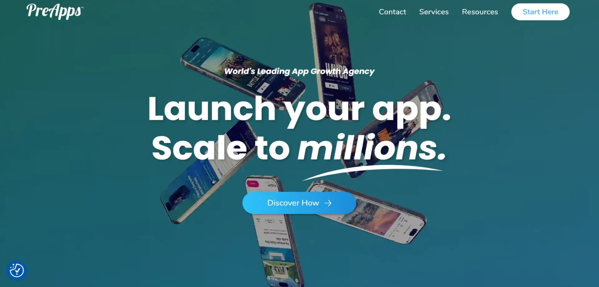 PreApps homepage