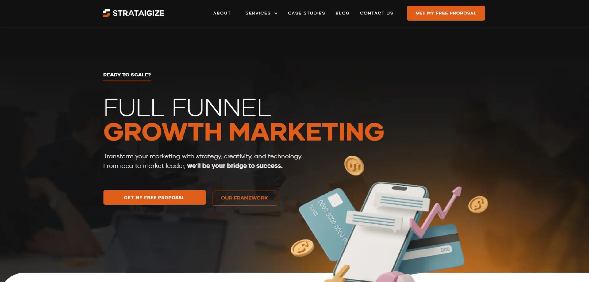 Strataigize homepage