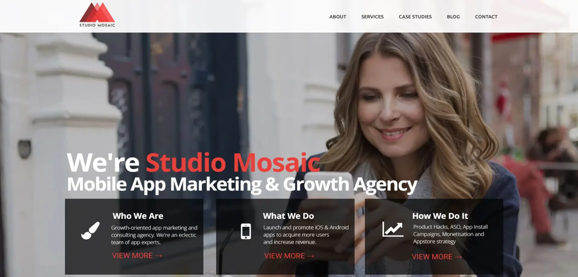 Studio Mosaic homepage
