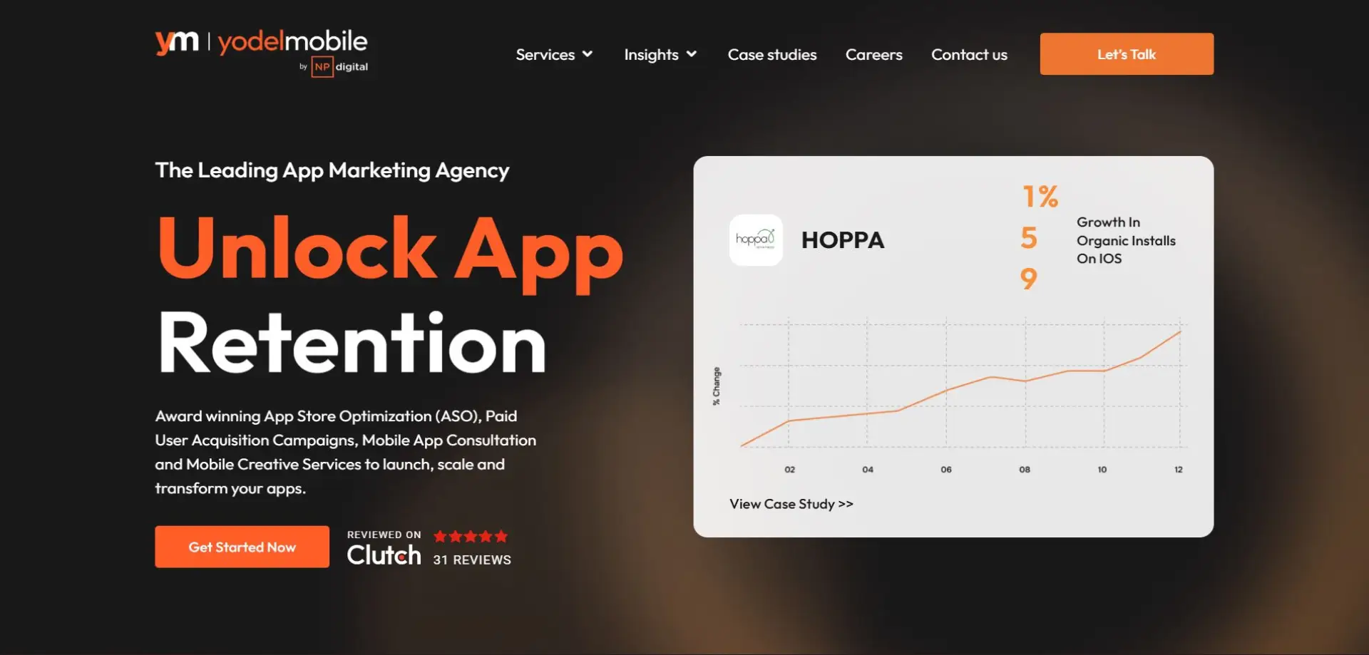 Yodel Mobile homepage